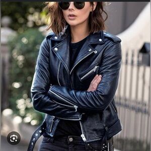NWT Leather Moto Jacket